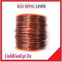 Dây Đồng Bọc Cách Điện 3mm 1KG