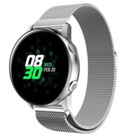 Dây Đồng Hồ 20mm Thép Lưới Nam Châm Cho Đồng Hồ Samsung Galaxy Watch Active 2, Active, Galaxy Watch 42mm  - Bạc