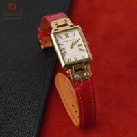 Dây đồng hồ Anne Klein – Dây Da Box Calf Đỏ