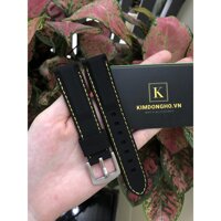 Dây Đồng Hồ Cao Su Mềm Chống Nước Thay Thế Cho Đồng Hồ Đeo Tay - Chỉ Vàng,18