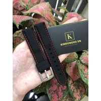 Dây Đồng Hồ Cao Su Mềm Chống Nước Thay Thế Cho Đồng Hồ Đeo Tay - Chỉ Đỏ,18