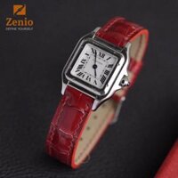 Dây đồng hồ Cartier ( Panthere) – Da Cá Sấu Đỏ Cherry Red