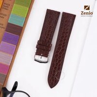 Dây đồng hồ Cartier Tank – Da Cá Sấu Màu Nâu