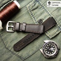 DÂY ĐỒNG HỒ CASIO AE1200 DA BÒ THẬT RAM LEATHER BLACK ĐEN HUYỀN THOẠI