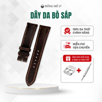 Dây Đồng Hồ Chất Liệu Da Sáp Thêu Tay Thủ Công Handmade Chính Hãng Đồng Hồ 17 - Tặng Bộ Tháo Chốt & Khoá Dây