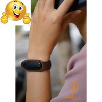 DÂY ĐỒNG HỒ CHO MIBAND 5 , MIBAND 4 VÀ MIBAND 3 DA BÒ THẬT - RAMMI VER2-SIZE 18MM .