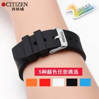 Dây Đồng Hồ Citizen Aw0010 Aw0015 20 22mm Chất Liệu Silicon Thân Thiện Với Môi Trường