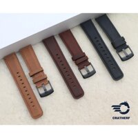 Dây Đồng Hồ Da Bò Sáp Chốt Thông Minh Thay Thế Đồng Hồ Cổ Điển Các Loại SmartWatch, Samsung Watch, Huawei