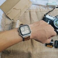 Dây Đồng Hồ Da Bò Thật RAM Leather Casio 1200 Và Seiko 5 Quân Đội