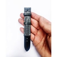 Dây đồng hồ da cá đuối 100% thật tặng CHỐT KHÓA