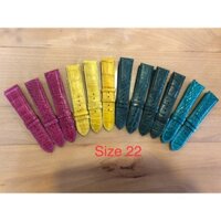 DÂY ĐỒNG HỒ DA CÁ SẤU SIZE 22