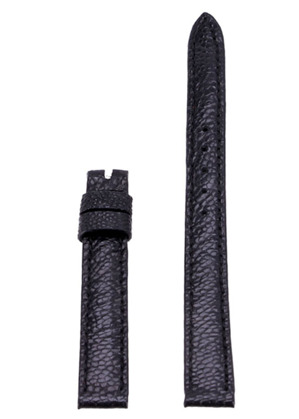 Dây đồng hồ da đà điểu màu đen Huy Hoàng