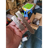 Dây đồng hồ da kỳ đà nhiều màu có size lẻ thời trang