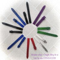 Dây đồng hồ da kỳ đà thật, chất lượng tốt, nhiều màu, đủ size 12mm 14mm 16mm 18mm 20mm