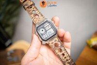 Dây Đồng Hồ Da Vân Trăn Cao Cấp Ram Classic 1995 Casio AE1200