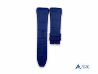 Dây đồng hồ franck muller da cá sấu xanh chỉ xanh