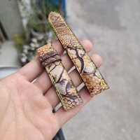 Dây đồng hồ handmade da đà điểu