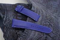 Dây đồng hồ Handmade da Epsom Hermes ABEPM3K1 màu xanh nước biển