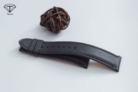 Dây đồng hồ Handmade da Epsom Hermes màu đen ESM3K1BL001