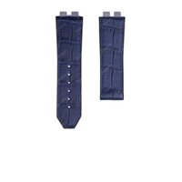 Dây đồng hồ Hublot Big Bang Sang Bleu King Gold One Click – Dây Da Cá Sấu Navy