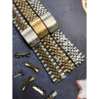Dây đồng hồ inox đúc không gỉ size 21mm 20mm kèm chốt và dụng cụ đục cắt dây