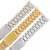 Dây đồng hồ inox đúc không gỉ khóa gập 1 bên