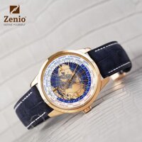 Dây Đồng Hồ Jaeger Lecoutre – Dây Da Cá Sấu Màu Xanh Navy Nubuck