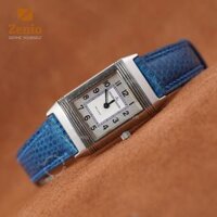 Dây Đồng Hồ Jaeger Lecoutre – Dây Da Kỳ Đà Màu Xanh Kaki