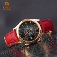 Dây Đồng Hồ Jaeger Lecoutre – Dây Da Epsom Màu Đỏ Phối Chỉ Đen