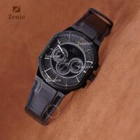 Dây đồng hồ JBW – Dây Da Cá Sấu Đen