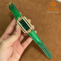 Dây đồng hồ JBW Kỳ Đà Xanh Lá Vân Đen