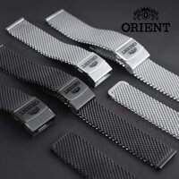 Dây đồng hồ kiểu lưới milan khóa gập giấu dây 2 nút bấm cho đồng hồ ORIENT khắc logo CITIZEN SEIKO vui lòng inbox- D2202