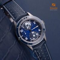 Dây đồng hồ Montblanc – Dây Da Rally Epsom Navy