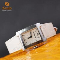 Dây đồng hồ Montblanc – Dây Da Cá Sấu Màu Trắng