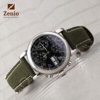 Dây đồng hồ Montblanc – Dây Vải Màu Xanh Rêu