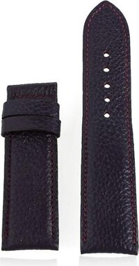 Dây đồng hồ nam nữ Huy Hoàng da bò size lớn màu tím đậm HT8141 - 22