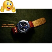 Dây đồng hồ Nato da bò - Nato Leather Strap - Full size - RAM N1 .