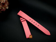 Dây đồng hồ nữ màu hồng Hermes