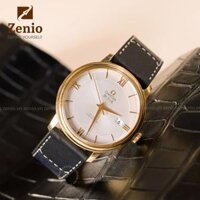 Dây đồng hồ Omega Deville – Dây da Saffiano Pilot Màu Xanh Navy