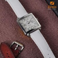 Dây đồng hồ Omega Deville – Dây Da Epsom Màu Trắng