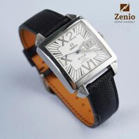 Dây đồng hồ Omega Deville Big Date – Dây Da Epsom Màu Đen