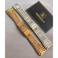 Dây đồng hồ Rado đúc xịn vàng và trắng ảnh thật 100%