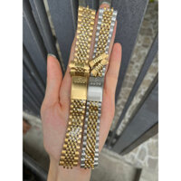 Dây Đồng Hồ RADO Hạt Gạo Đờ Mi Chỉ Vàng Size 18mm 20mm 18 20