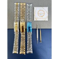 Dây đồng hồ rolex cao cấp - dây rolex khóa hộp thép không gỉ 20mm