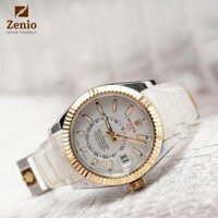 Dây Đồng Hồ Rolex Sky Dweller – Dây Da Cá Sấu Màu Himalaya