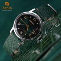 Dây Đồng Hồ Seiko – Dây Da Đà Điểu Xanh Lá