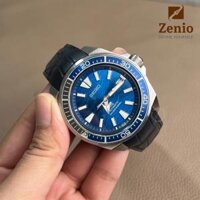 Dây đồng hồ Seiko Prospex Samurai – Dây Da Cá Sấu Xanh Navy