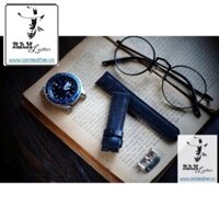 Dây đồng hồ siêu bền Casio AE 1200 WHD, 1100, 1300, Gshock Trống Đồng Da Đen da bò thật handmade Bền Đẹp