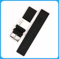 Dây Đồng Hồ Silicone ZRC Pháp Dòng GOMMA Đen Mỏng - 22MM