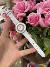 Dây Đồng Hồ Swarovski Nữ Màu Trắng